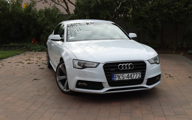 Audi A5 cena 68900 przebieg: 215650, rok produkcji 2012 z Kościan małe 529